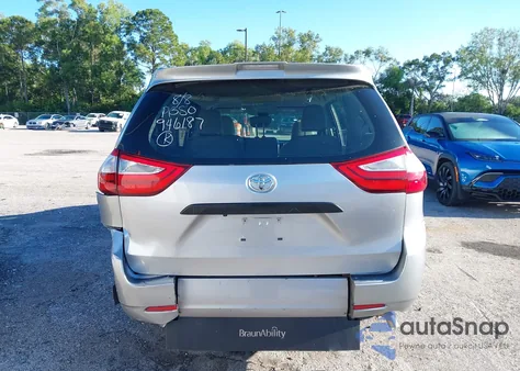 2018 Toyota Sienna L 7 Passenger from USA, damaged, VIN 5TDZZ3DC1JS946187